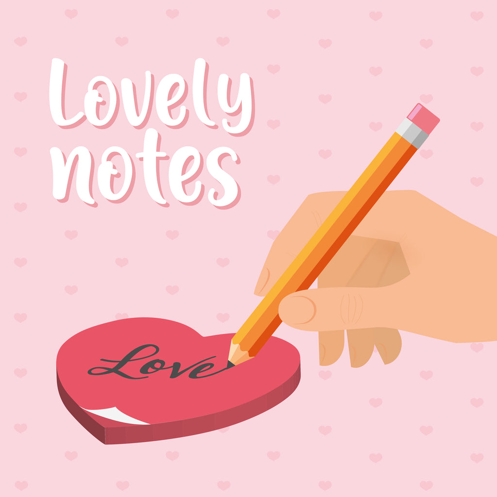 Legami Blocco Notes Adesivo - Heart
