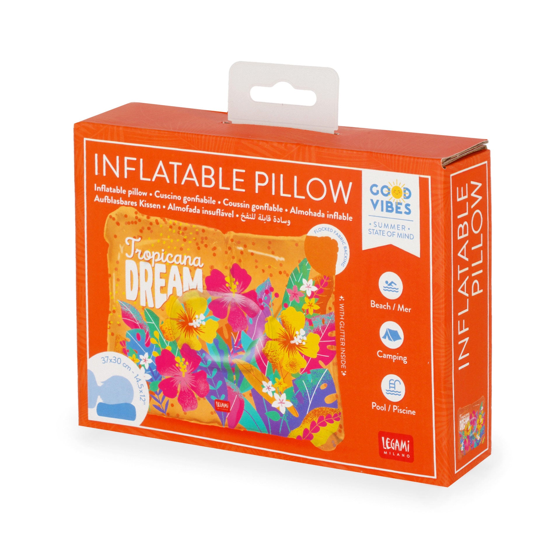 Legami Inflatable Pillow - Tropicana Dream