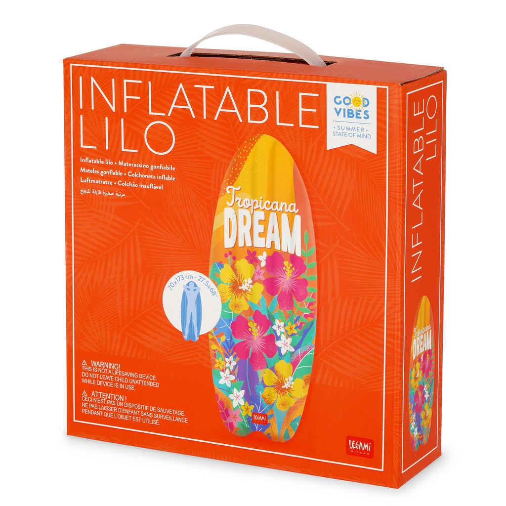 Legami Inflatable Lilo - Tropicana Dream
