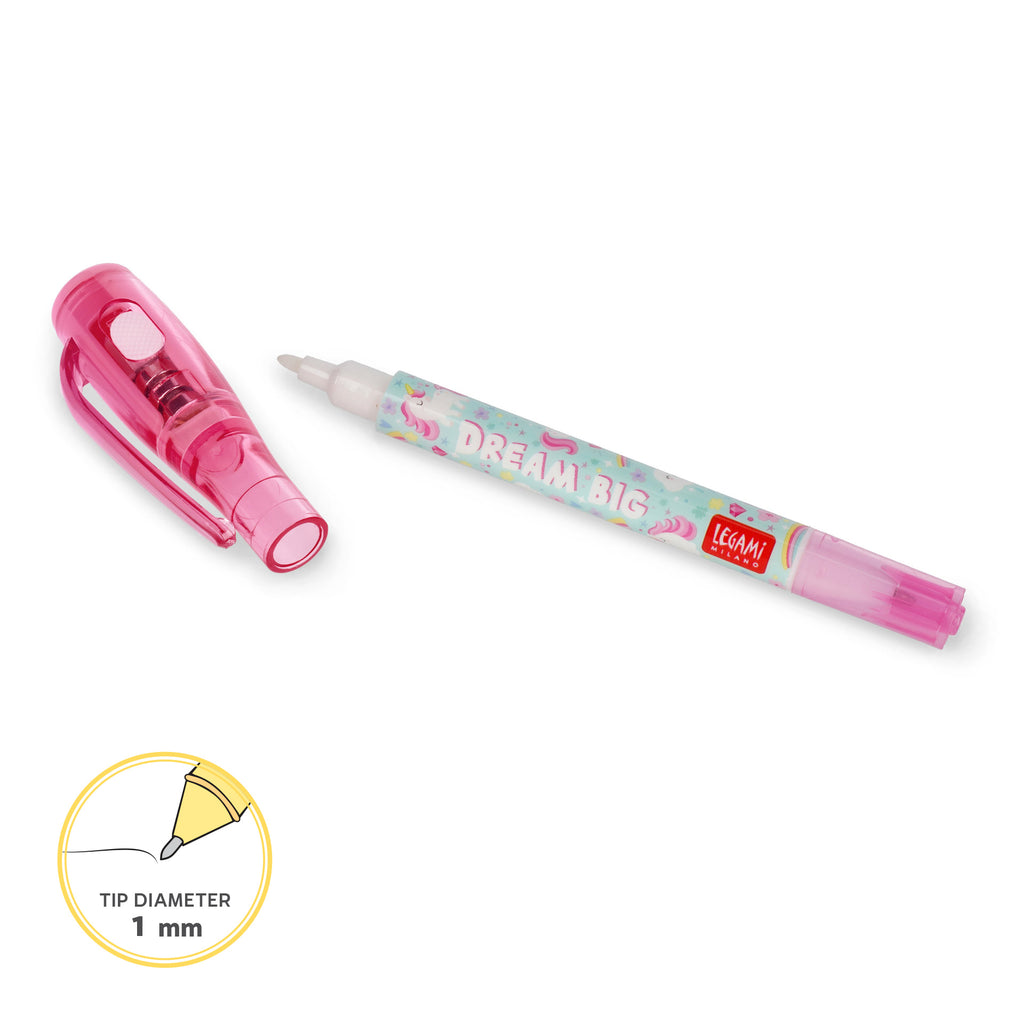 Legami Penna Con Inchiostro Invisibile - Unicorn