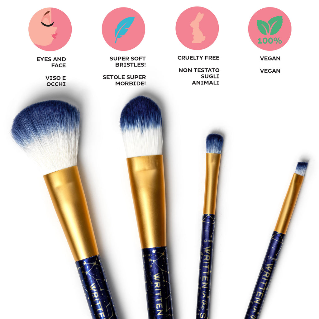 Legami Set Di 4 Pennelli Makeup - Stars