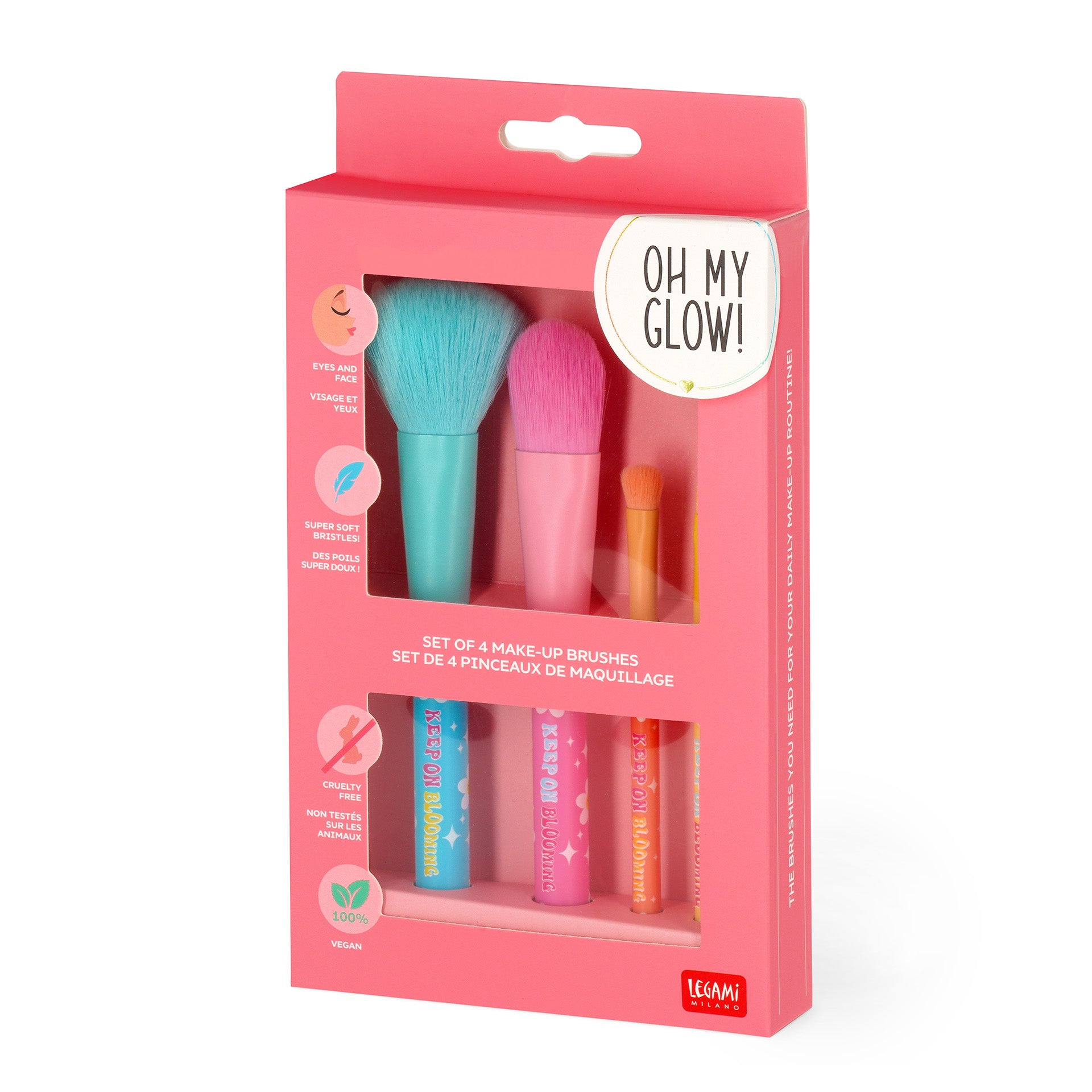 Legami Set Di 4 Pennelli Makeup - Daisy