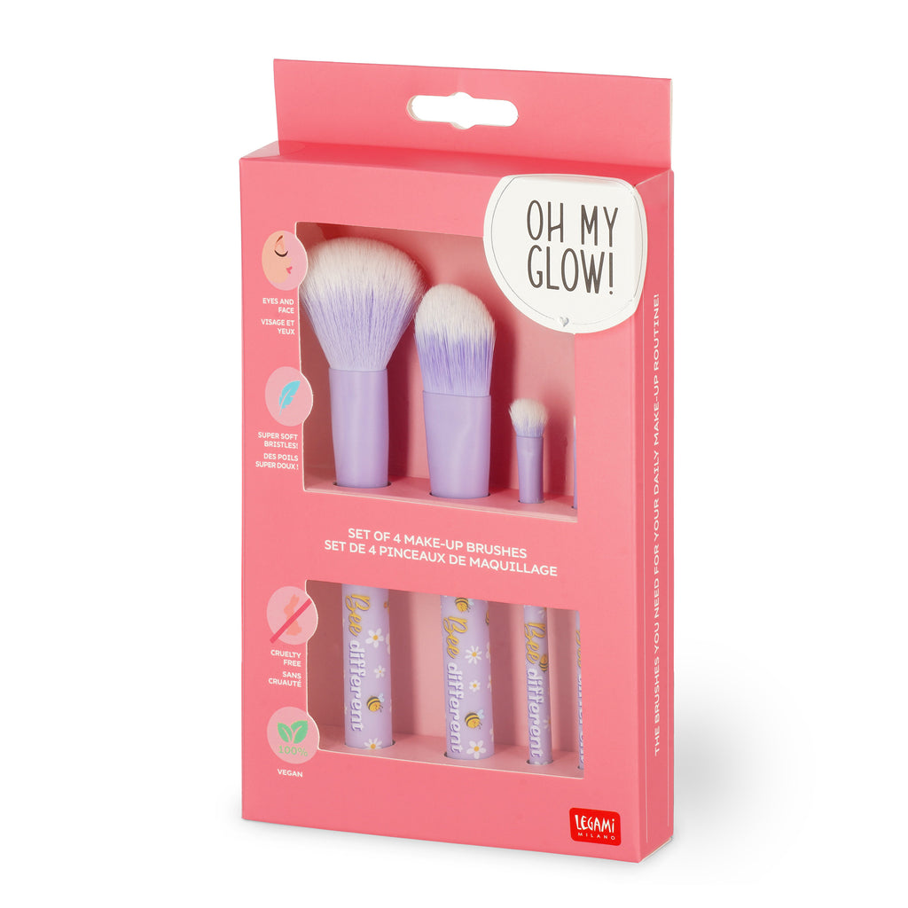 Legami Set Di 4 Pennelli Makeup - Ape