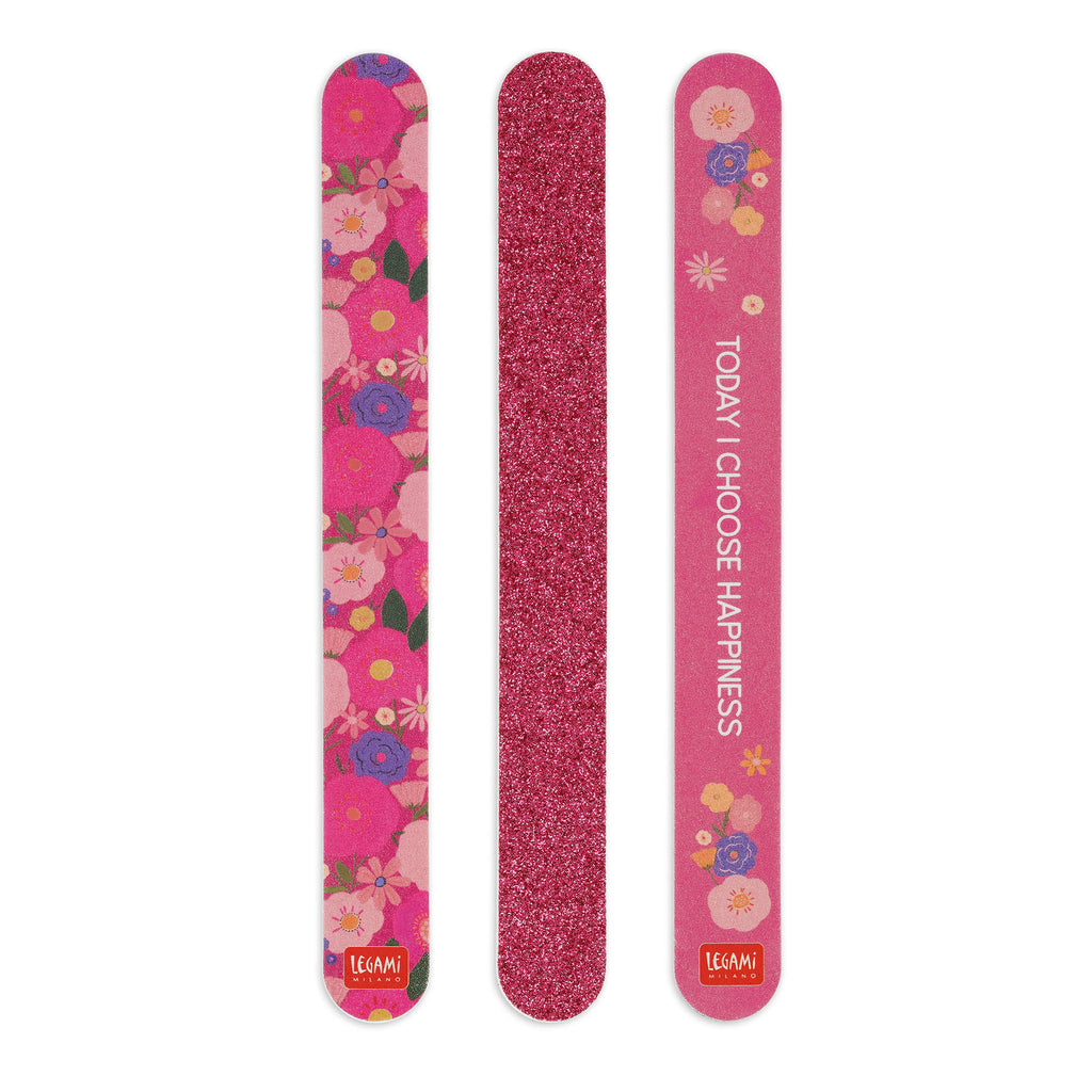 Legami Set Di 3 Lime Per Unghie - Flowers