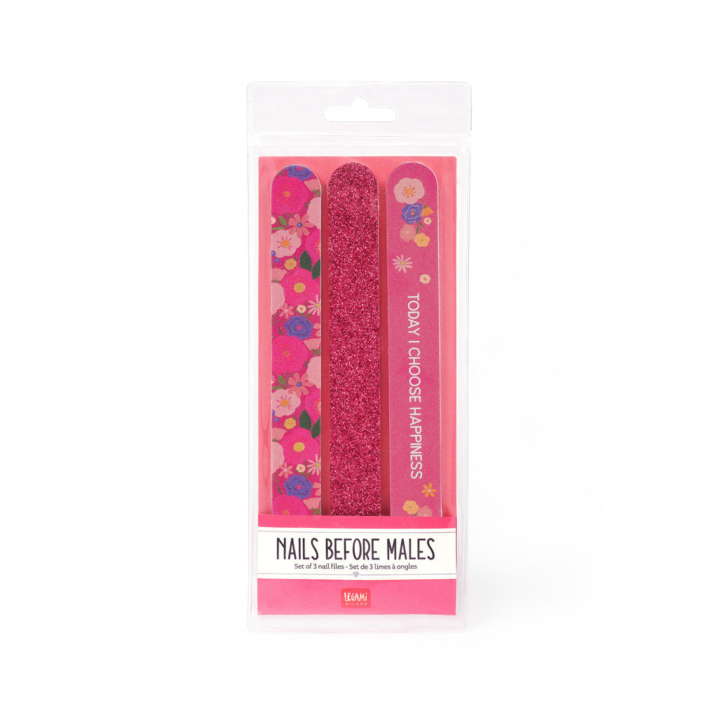 Legami Set Di 3 Lime Per Unghie - Flowers