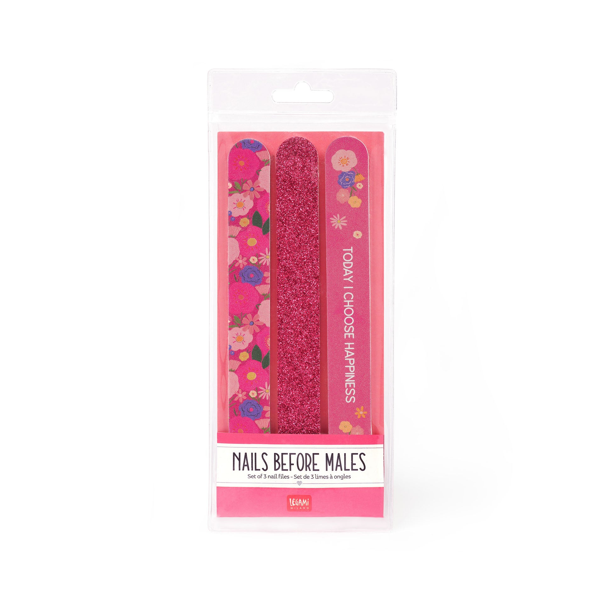 Legami Set Di 3 Lime Per Unghie - Flowers