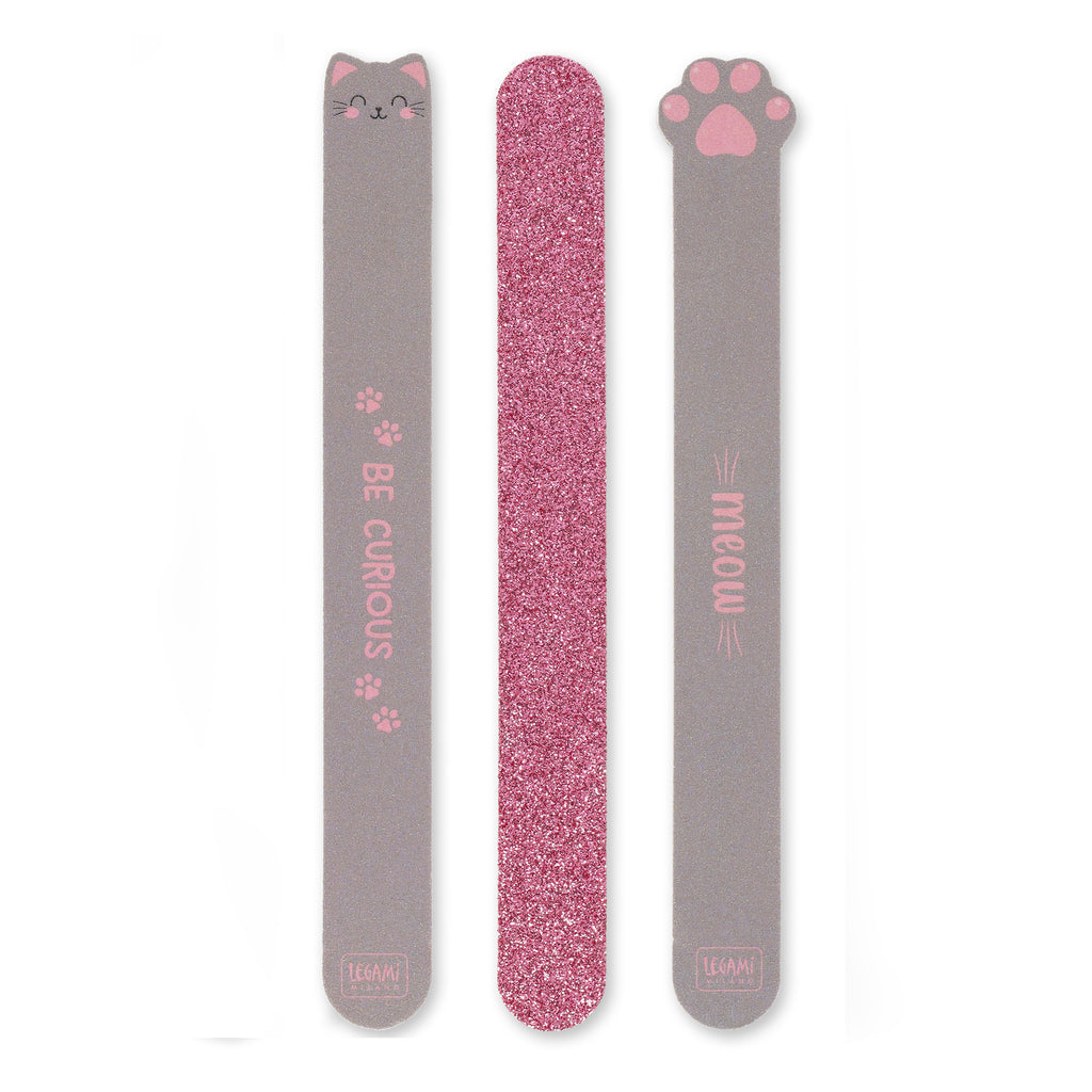 Legami Set Di 3 Lime Per Unghie - Kitty