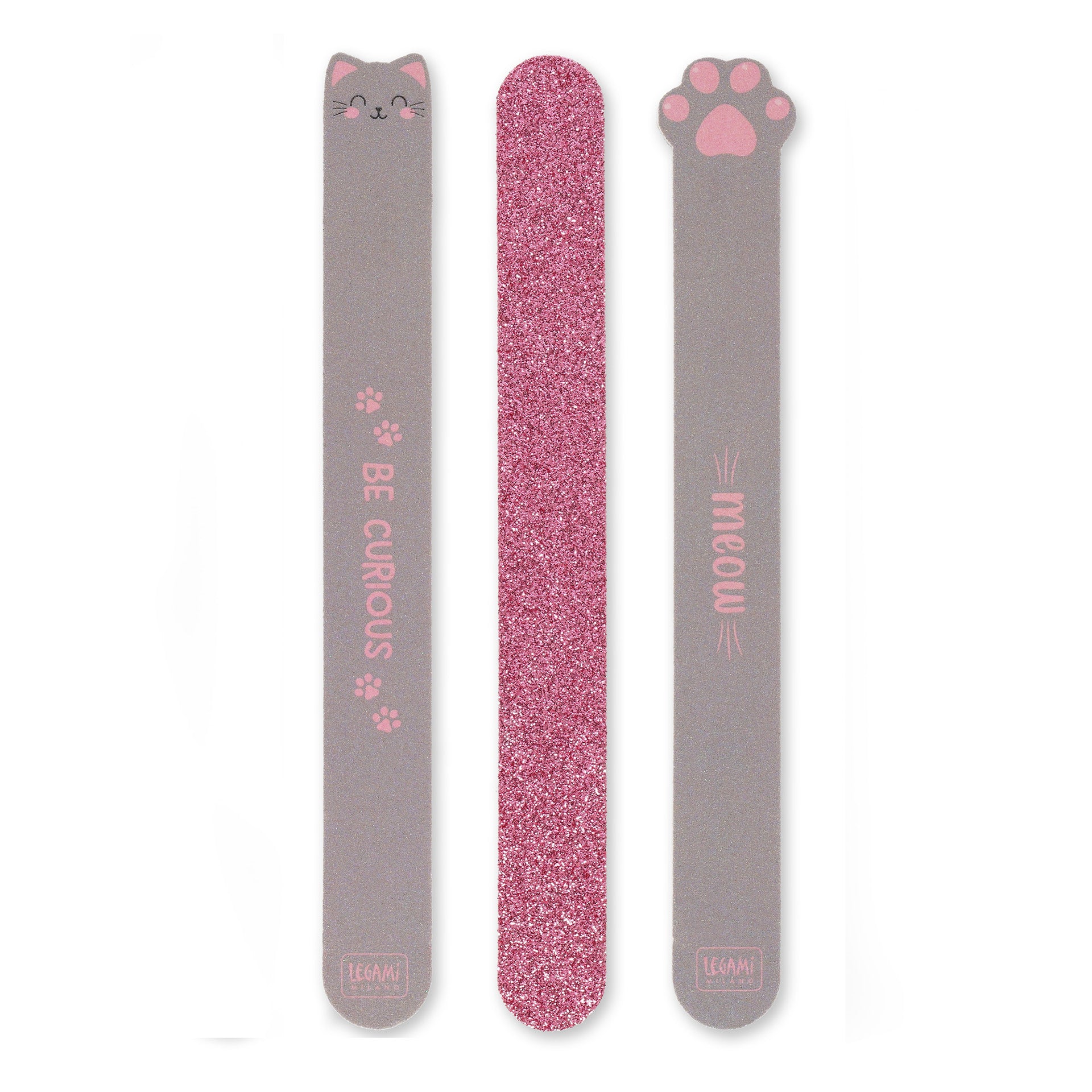 Legami Set Di 3 Lime Per Unghie - Kitty