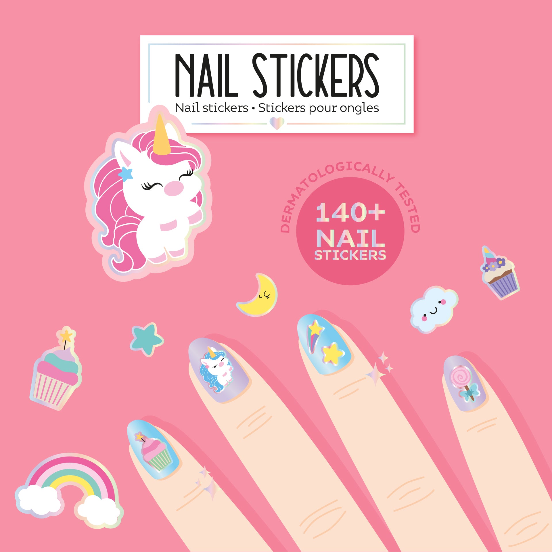 Legami Sticker Per Unghie - Unicorno