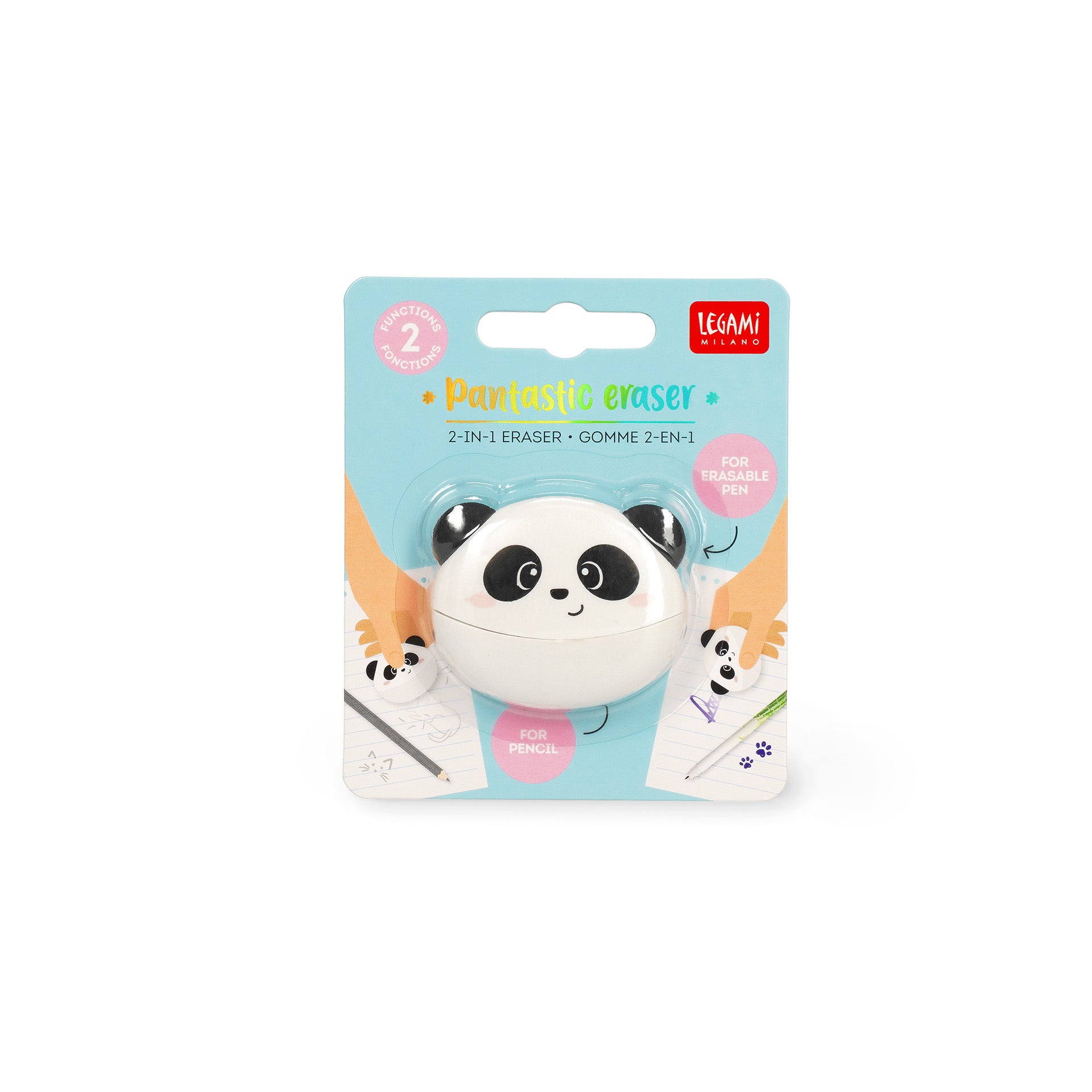Legami Gomma 2 In 1 - Panda