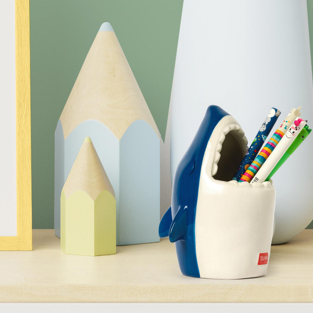 Legami Portapenne In Ceramica - Shark