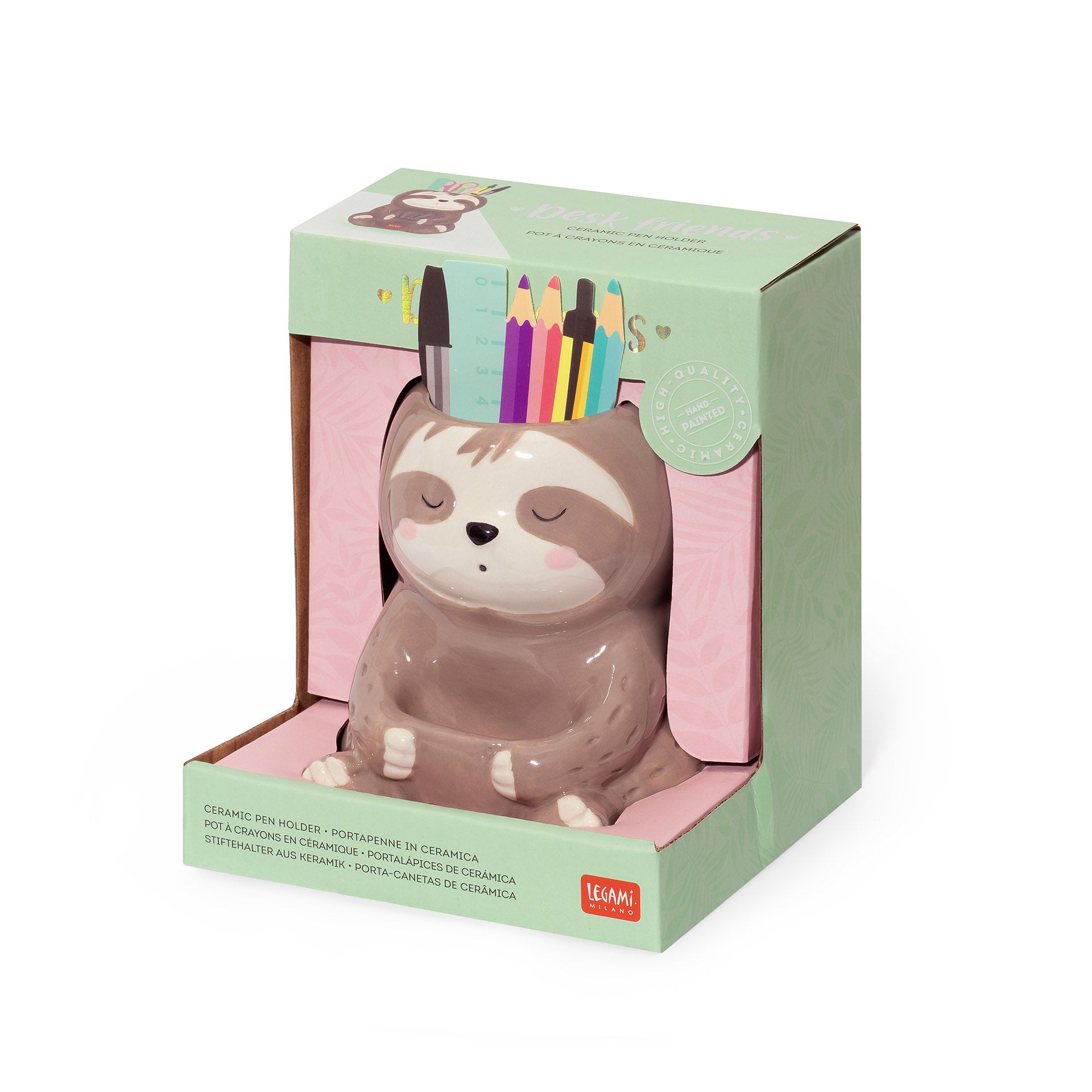 Legami Portapenne In Ceramica - Sloth