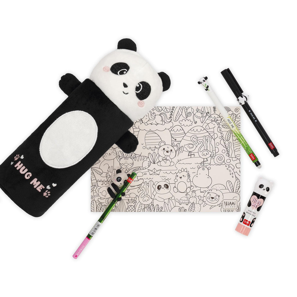 Legami Astuccio Soffice Felpato - Panda