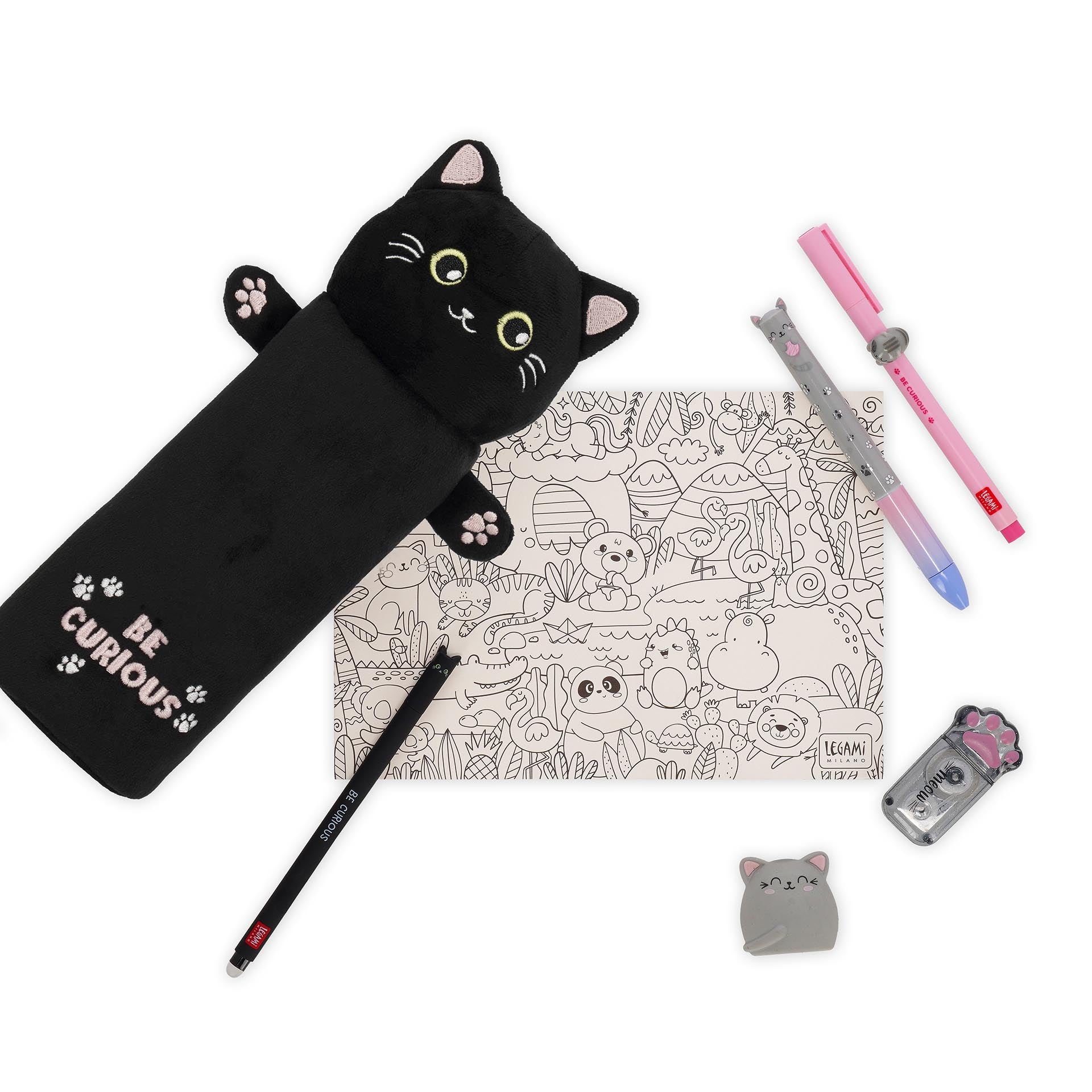 Legami Astuccio Soffice Felpato - Kitty