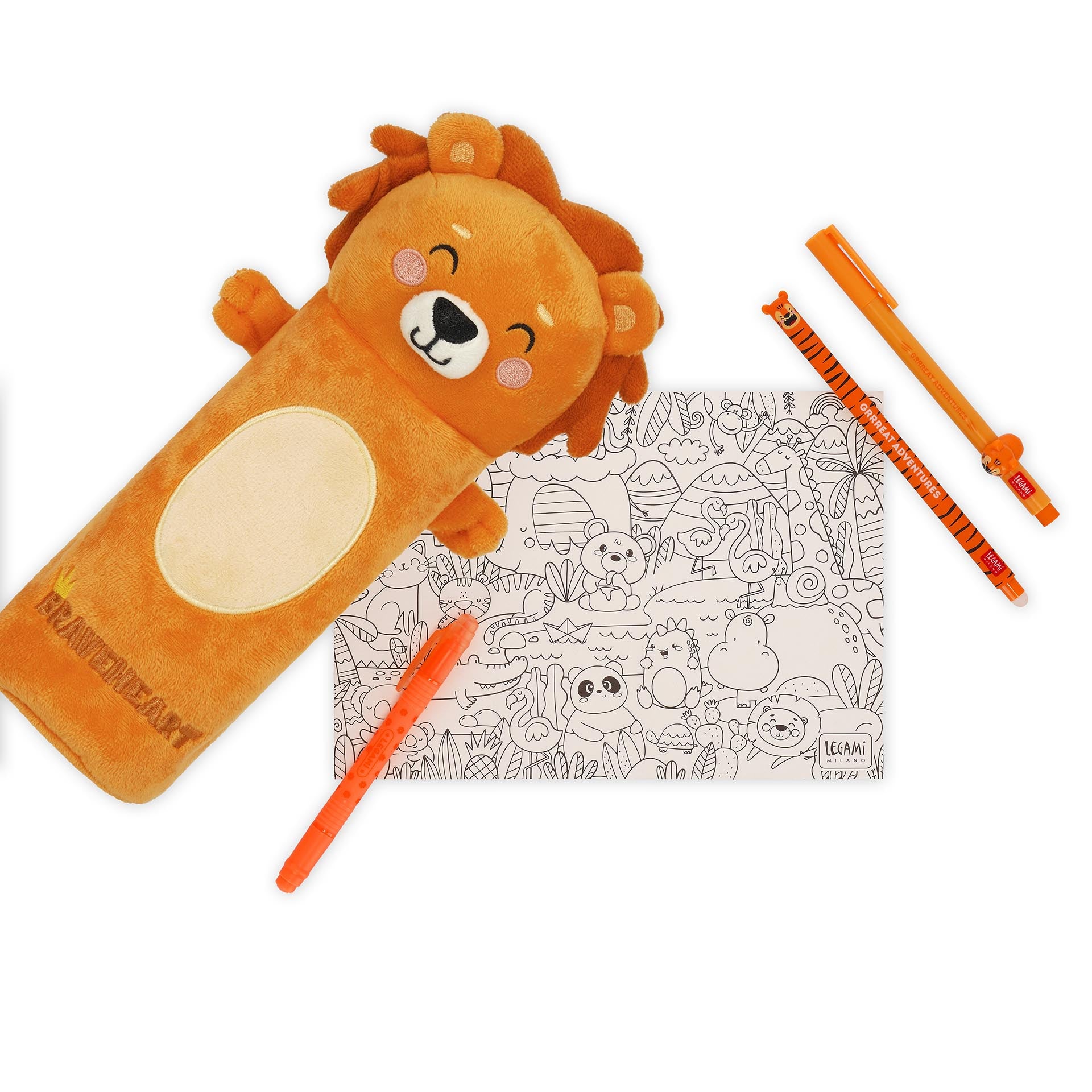 Legami Astuccio Soffice Felpato - Lion