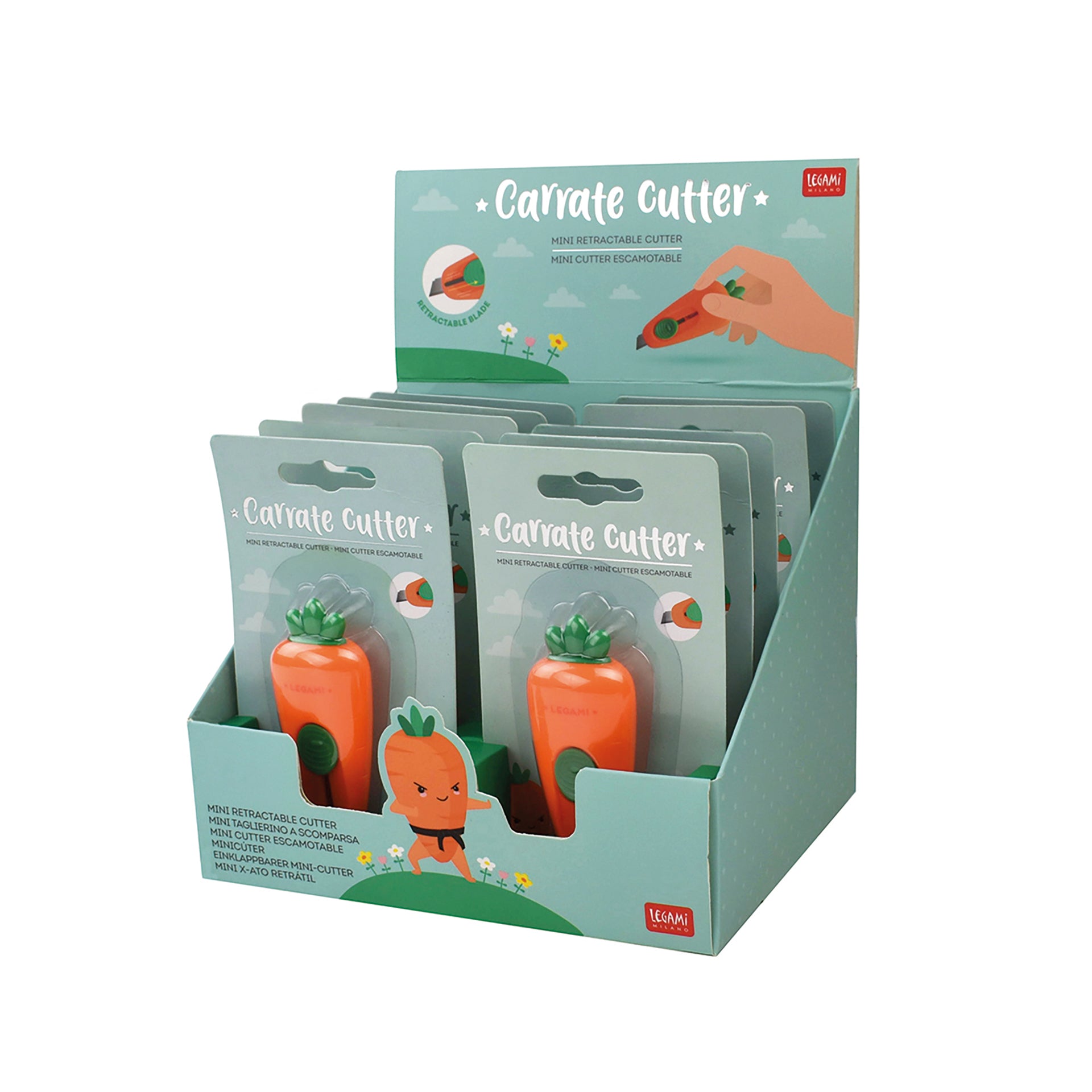 Legami Mini Taglierino A Scomparsa - Carrot
