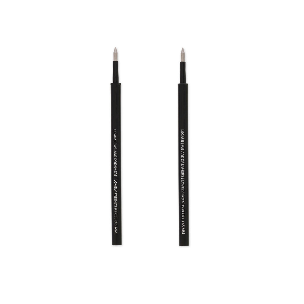 Legami Set Di Due Ricariche Per Penna Gel Lovely Friends - Nero