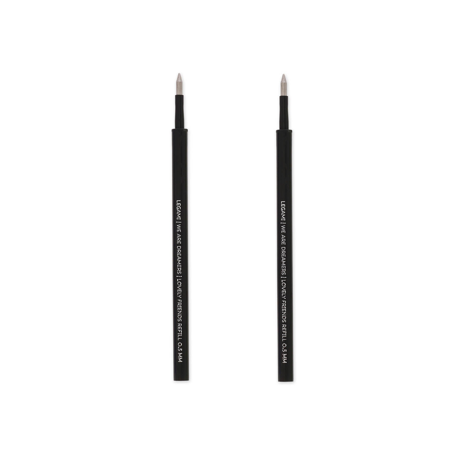 Legami Set Di Due Ricariche Per Penna Gel Lovely Friends - Nero