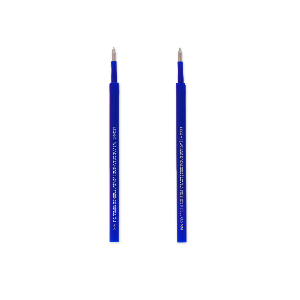 Legami Set Di Due Ricariche Per Penna Gel Lovely Friends - Blu