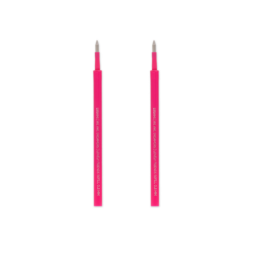 Legami Set Di Due Ricariche Per Penna Gel Lovely Friends - Rosa