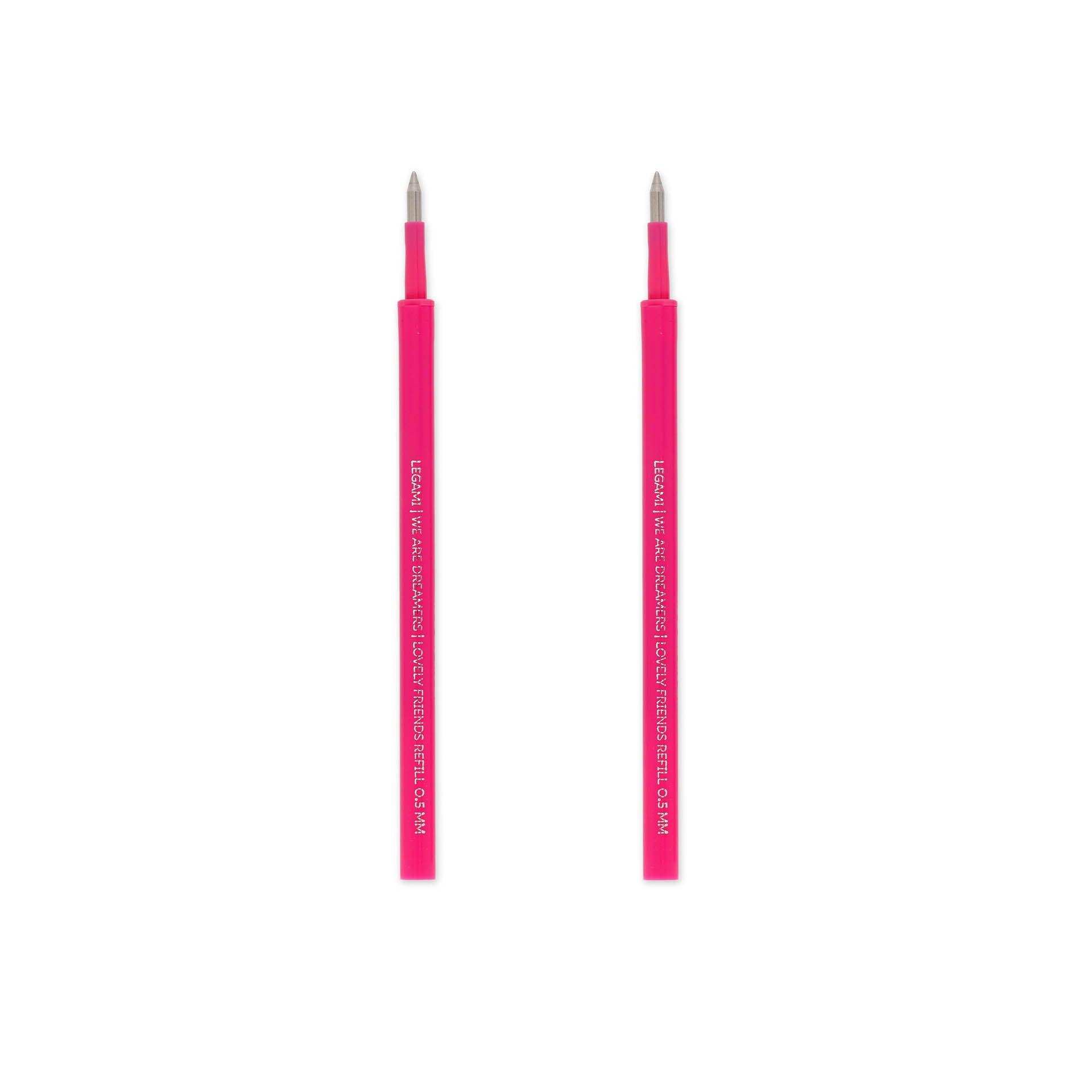 Legami Set Di Due Ricariche Per Penna Gel Lovely Friends - Rosa
