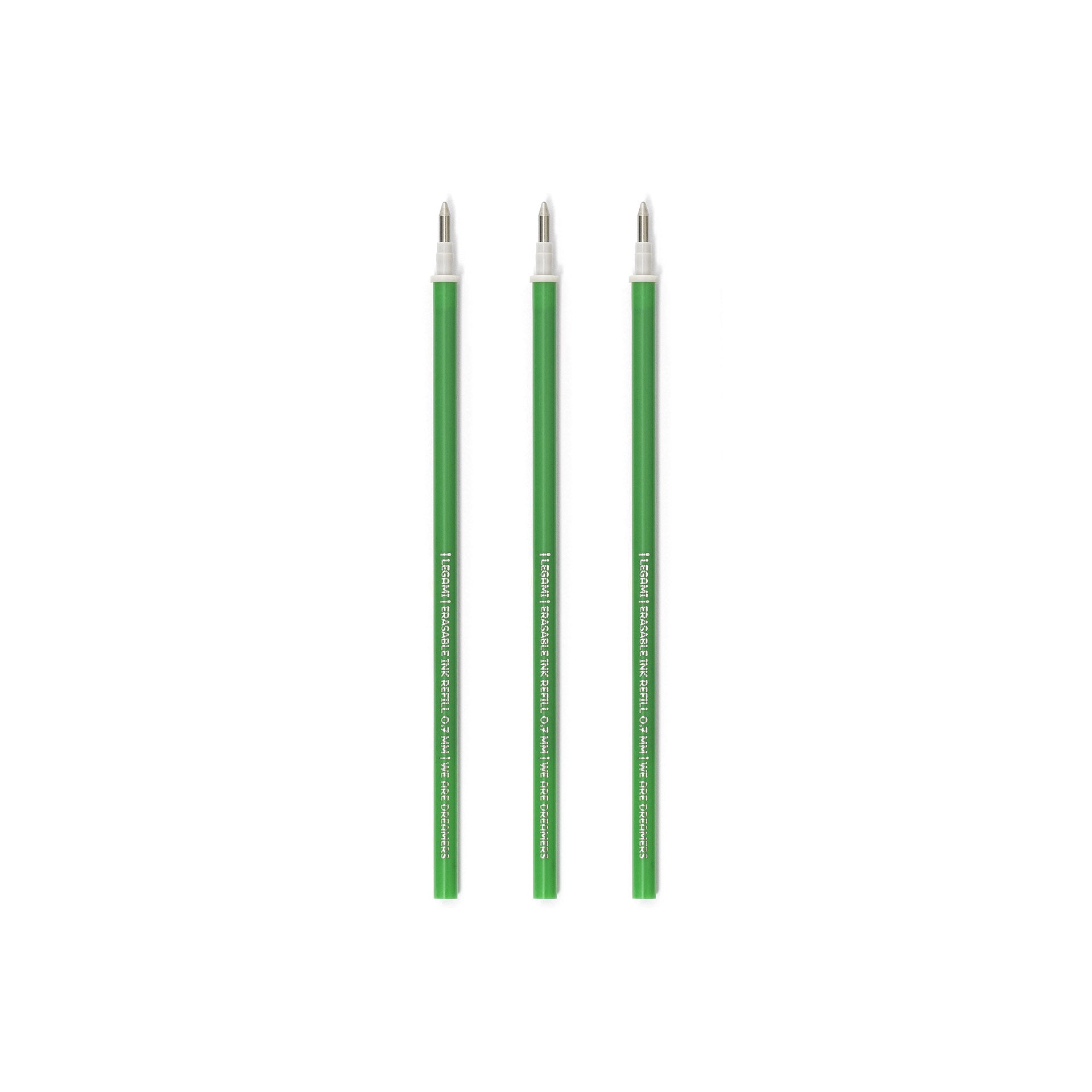 Legami Set Di Tre Ricariche Per Penna Gel Cancellabile - Verde