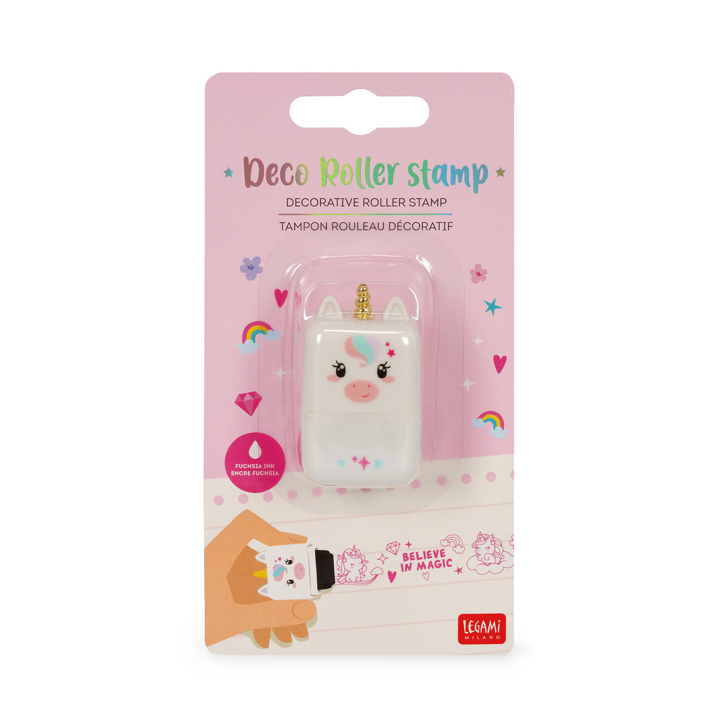 Legami Timbro Decorativo A Rullo - Unicorn
