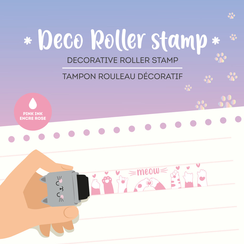 Legami Timbro Decorativo A Rullo - Meow Kitty