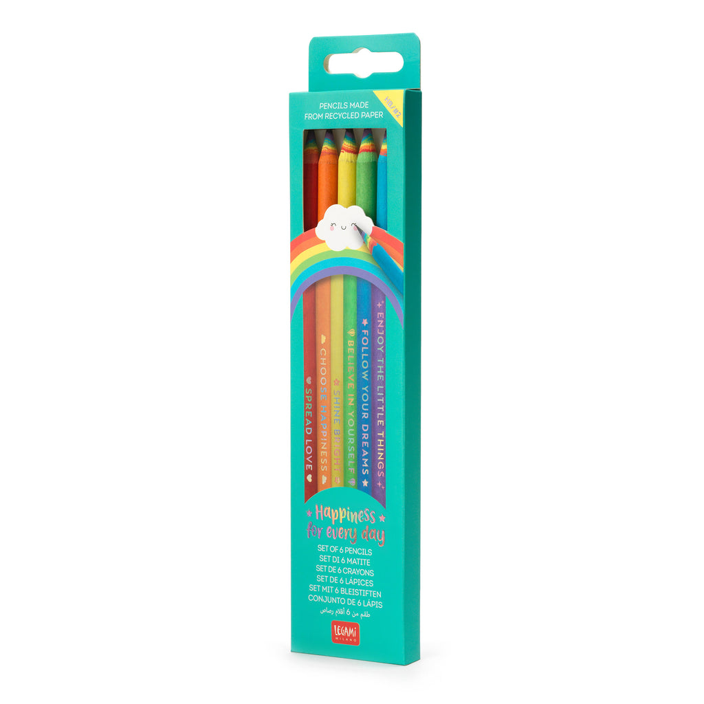 Legami Set Di 6 Matite HB In Carta Riciclata