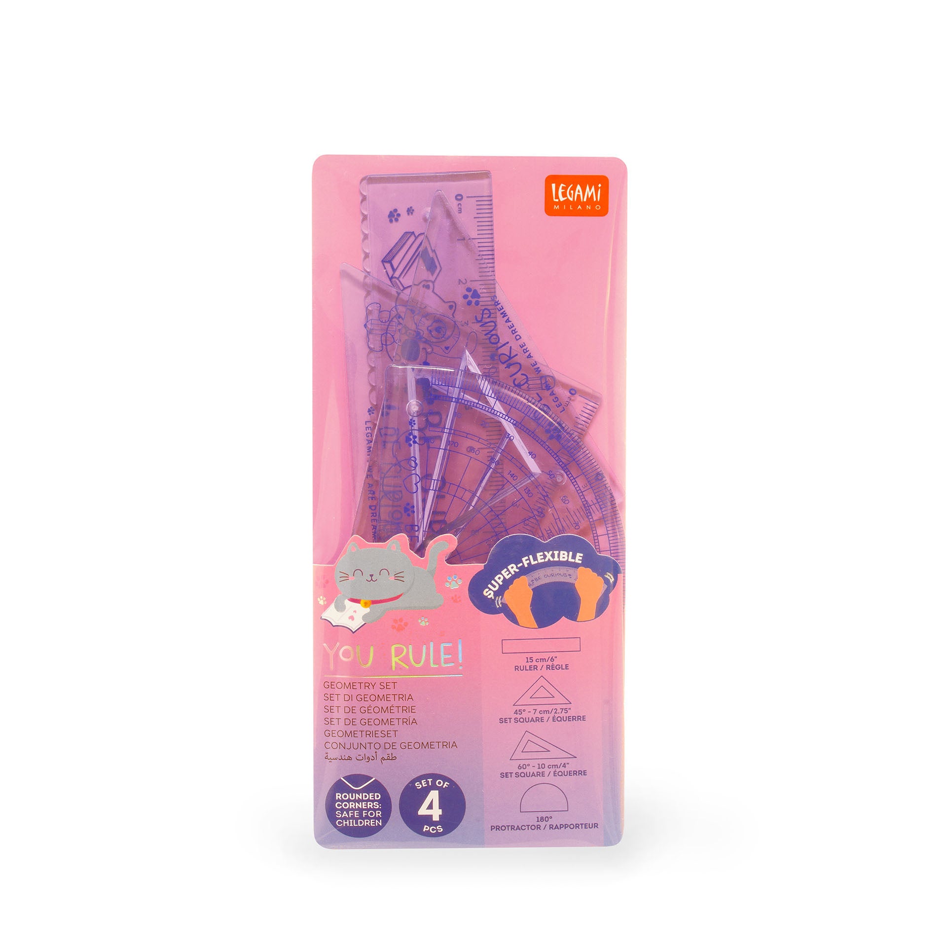Legami Set Di Geometria - Meow Kitty