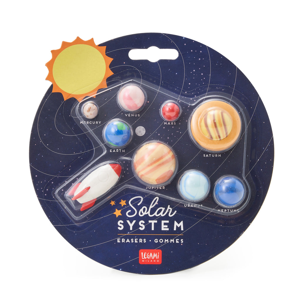 Legami Set Di 9 Gomme - Solar System