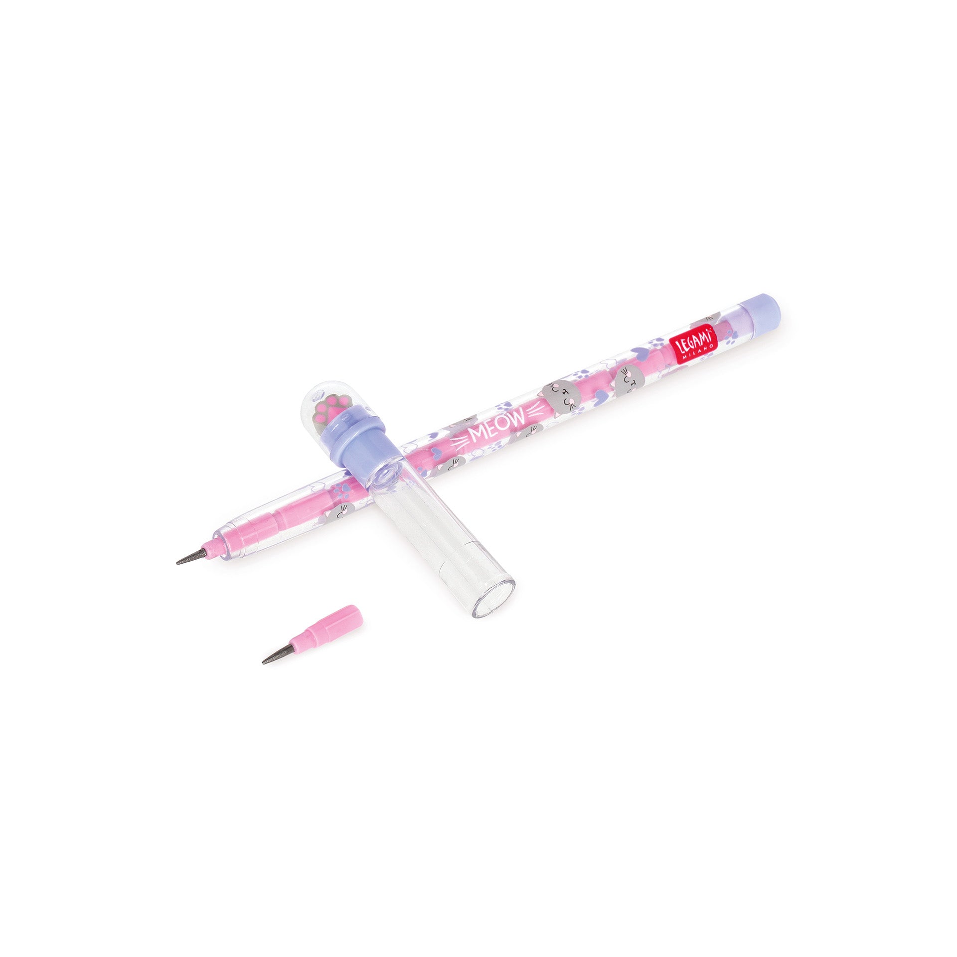 Legami Matita Impilabile Con Gomma - Kitty