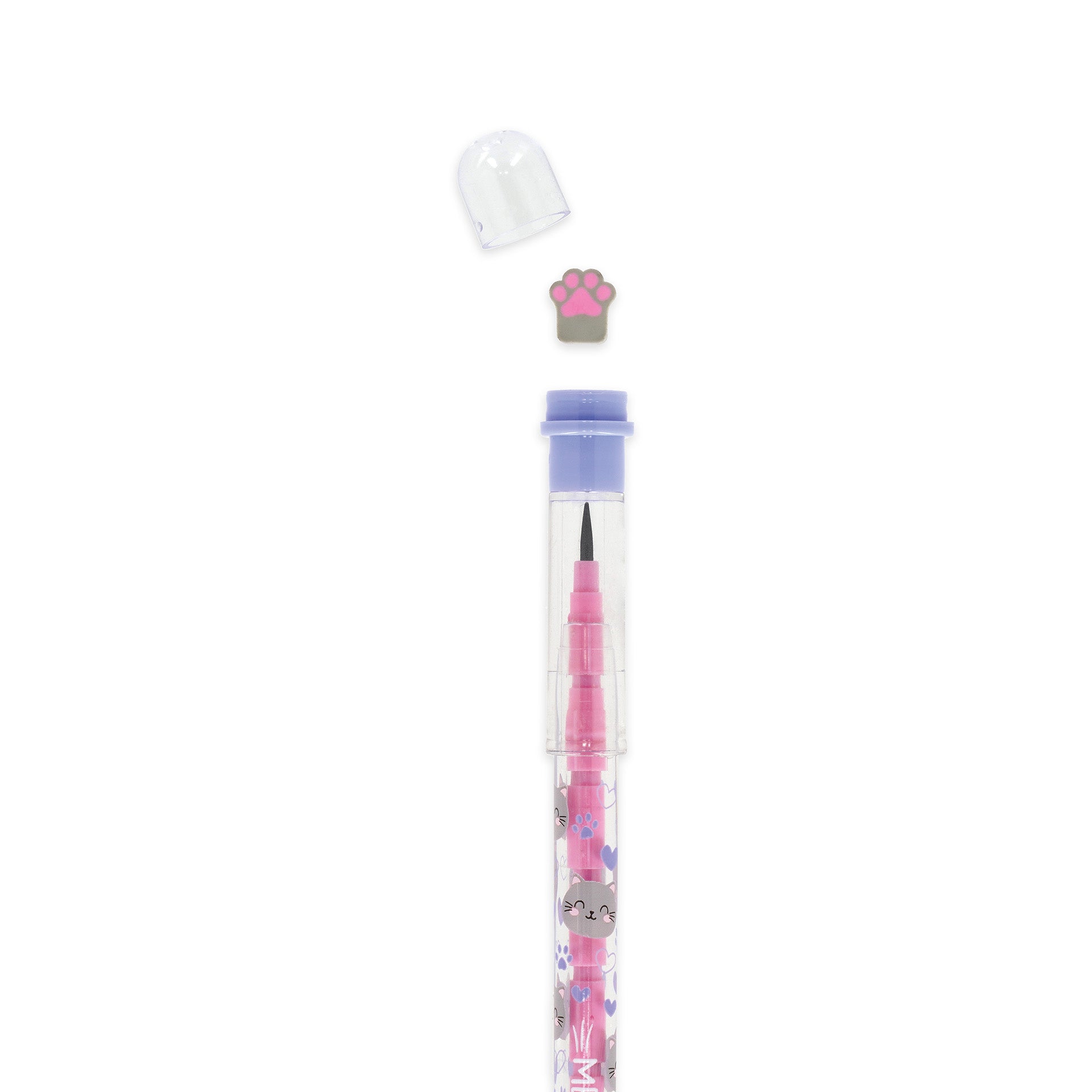 Legami Matita Impilabile Con Gomma - Kitty