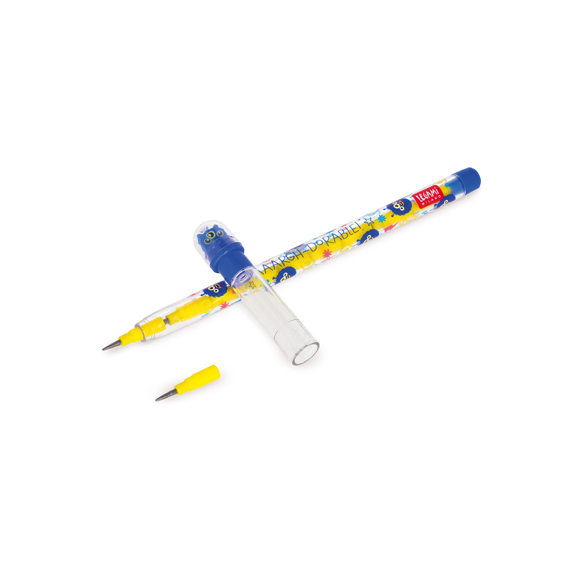 Legami Matita Impilabile Con Gomma - Monster
