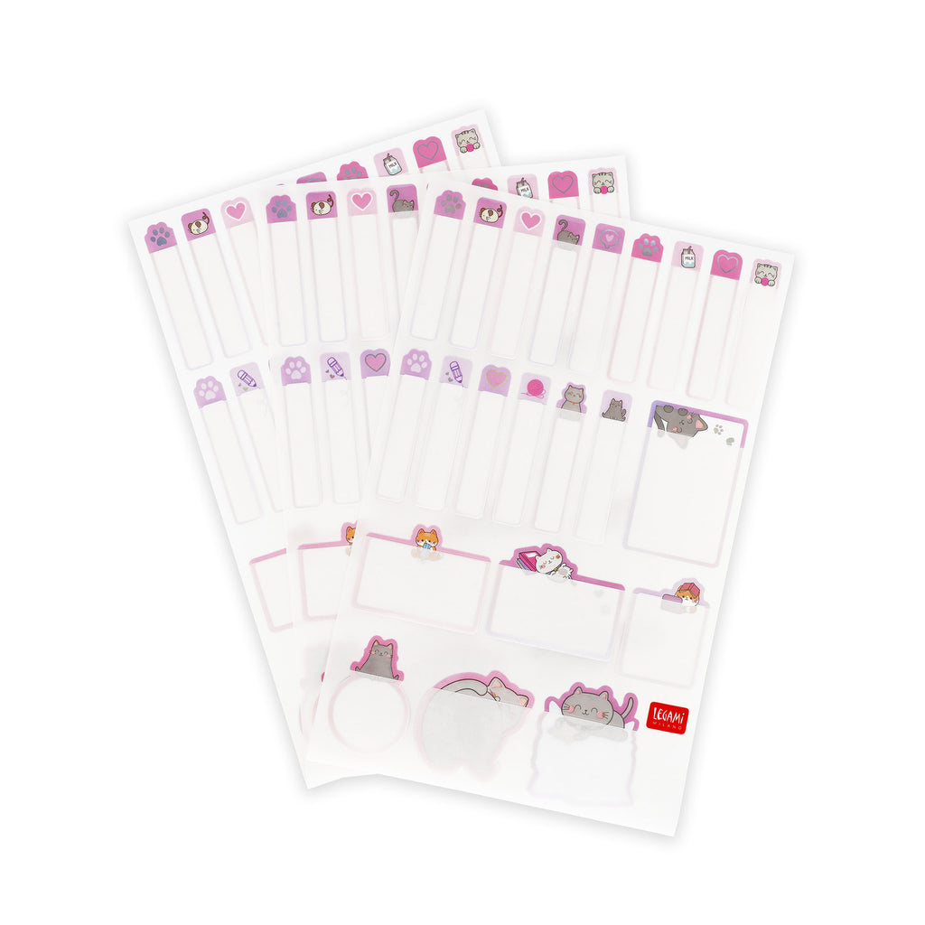 Legami Etichette Adesive Con Pellicola Protettiva - Kitty