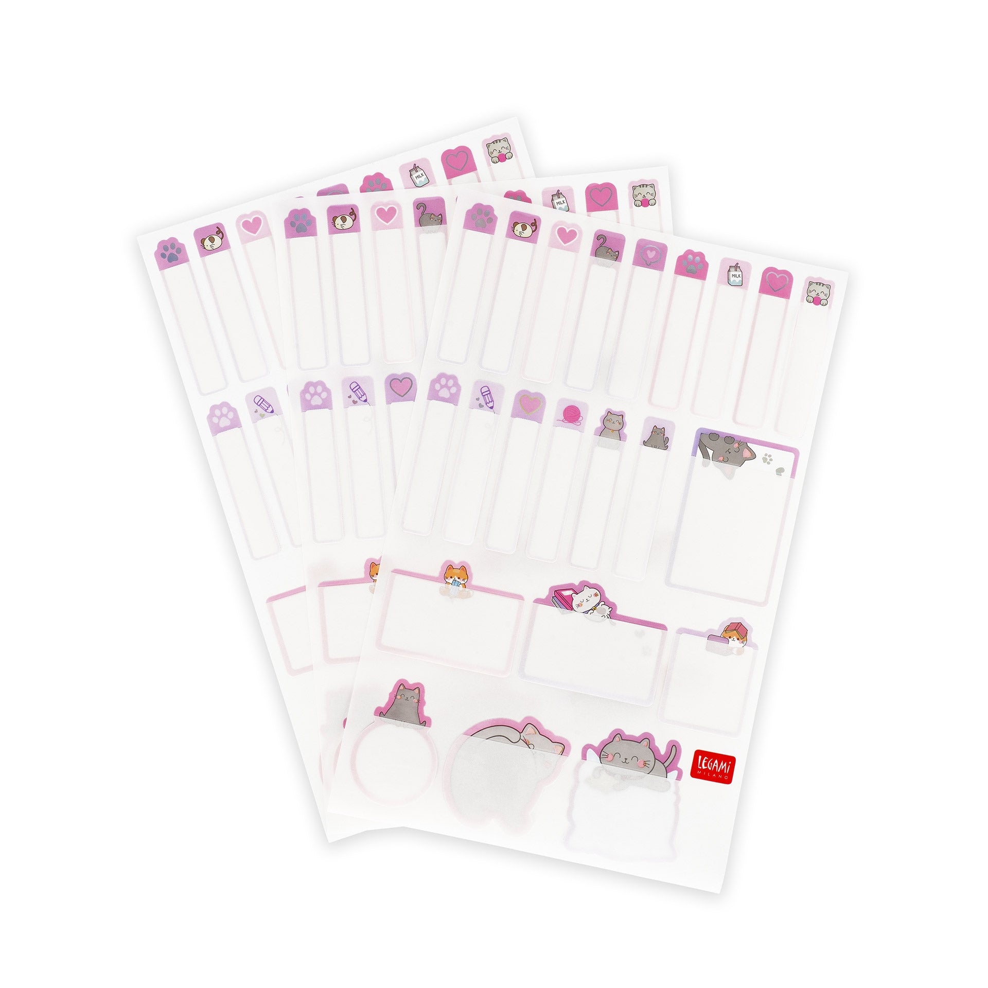 Legami Etichette Adesive Con Pellicola Protettiva - Kitty