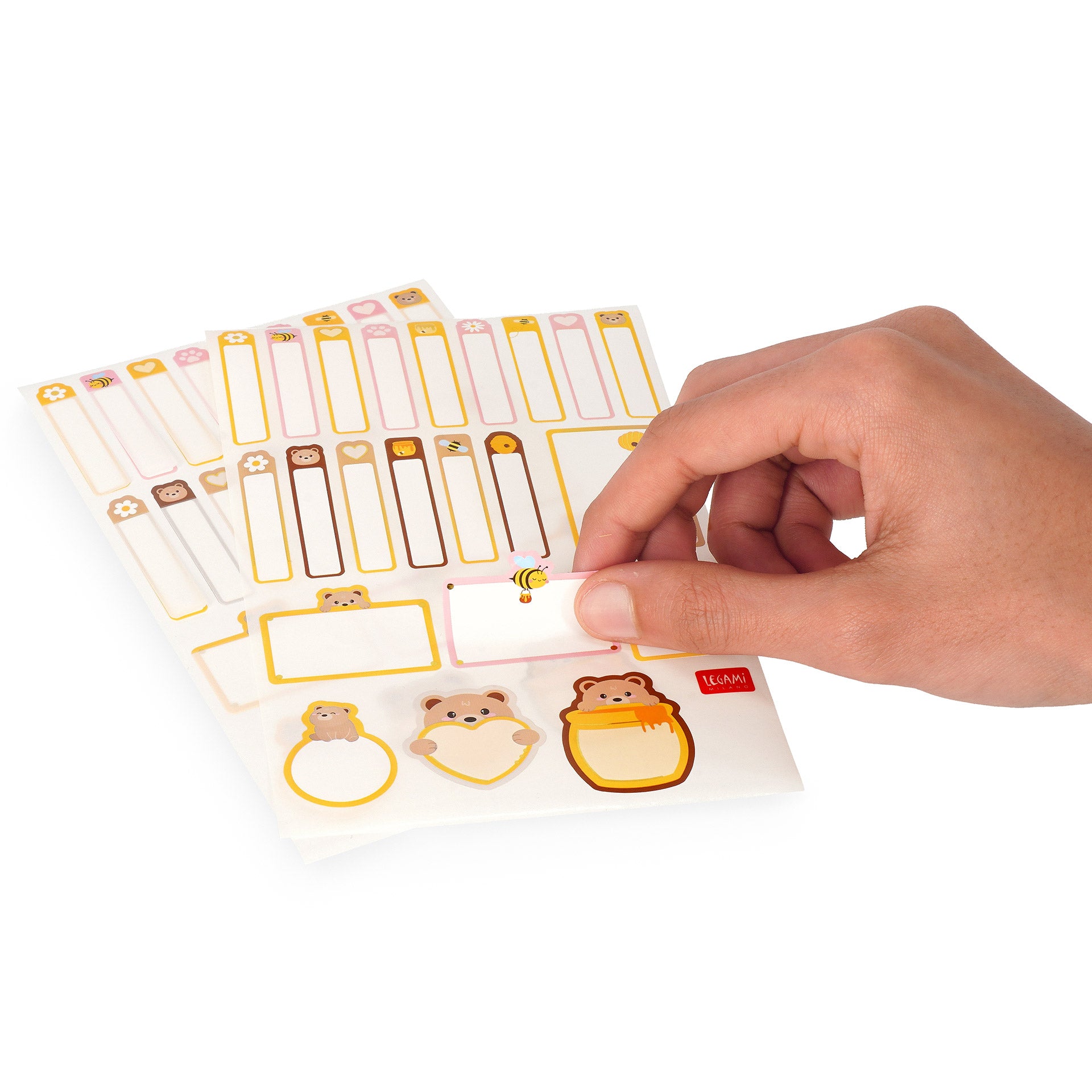 Legami Etichette Adesive Con Pellicola Protettiva - Teddy Bear