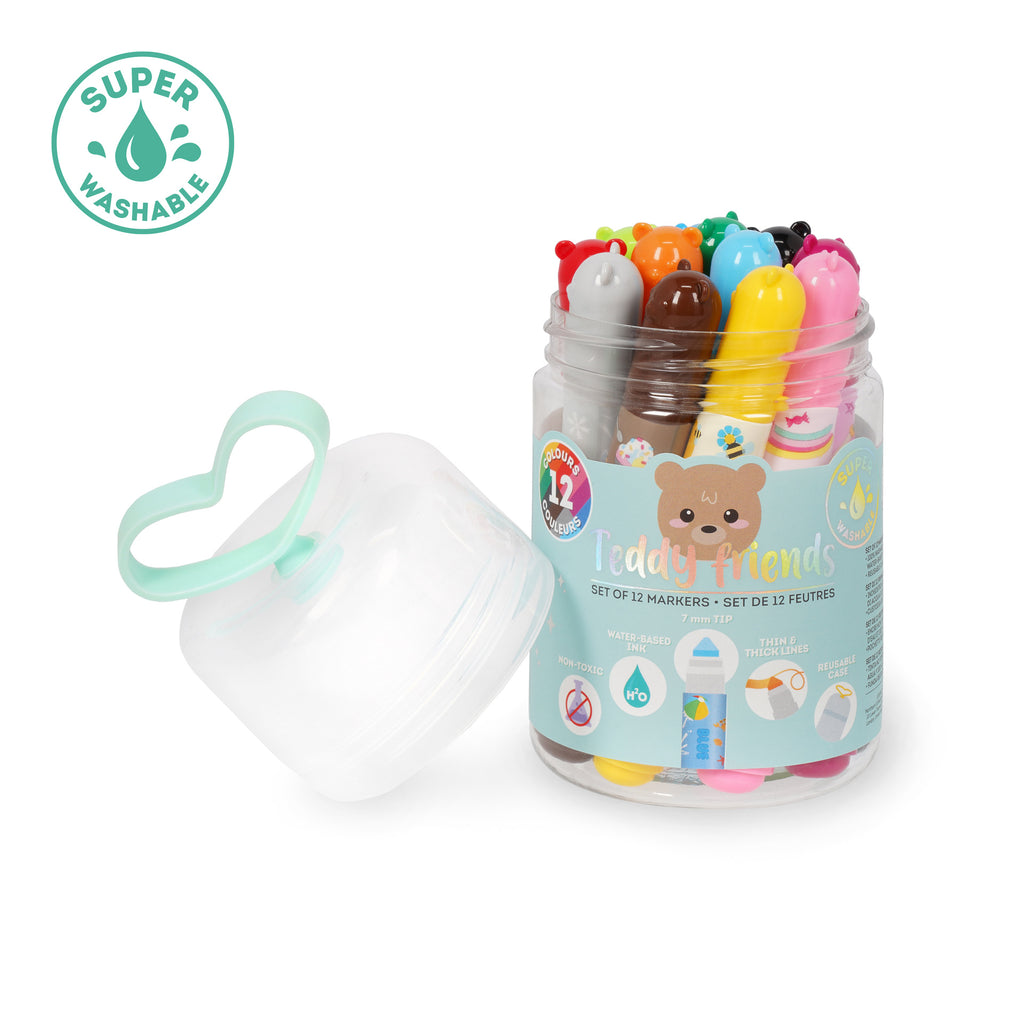 Legami Set Di 12 Pennarelli - Teddy Friends