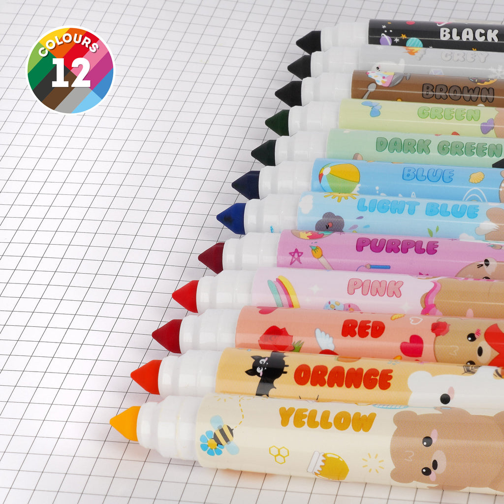 Legami Set Di 12 Pennarelli - Teddy Friends
