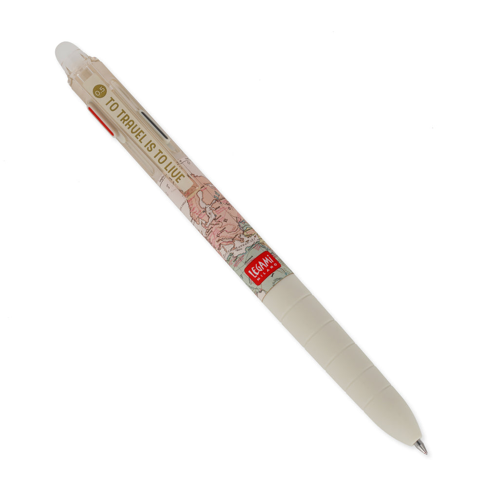 Legami Penna Gel Cancellabile Tre Colori - Travel