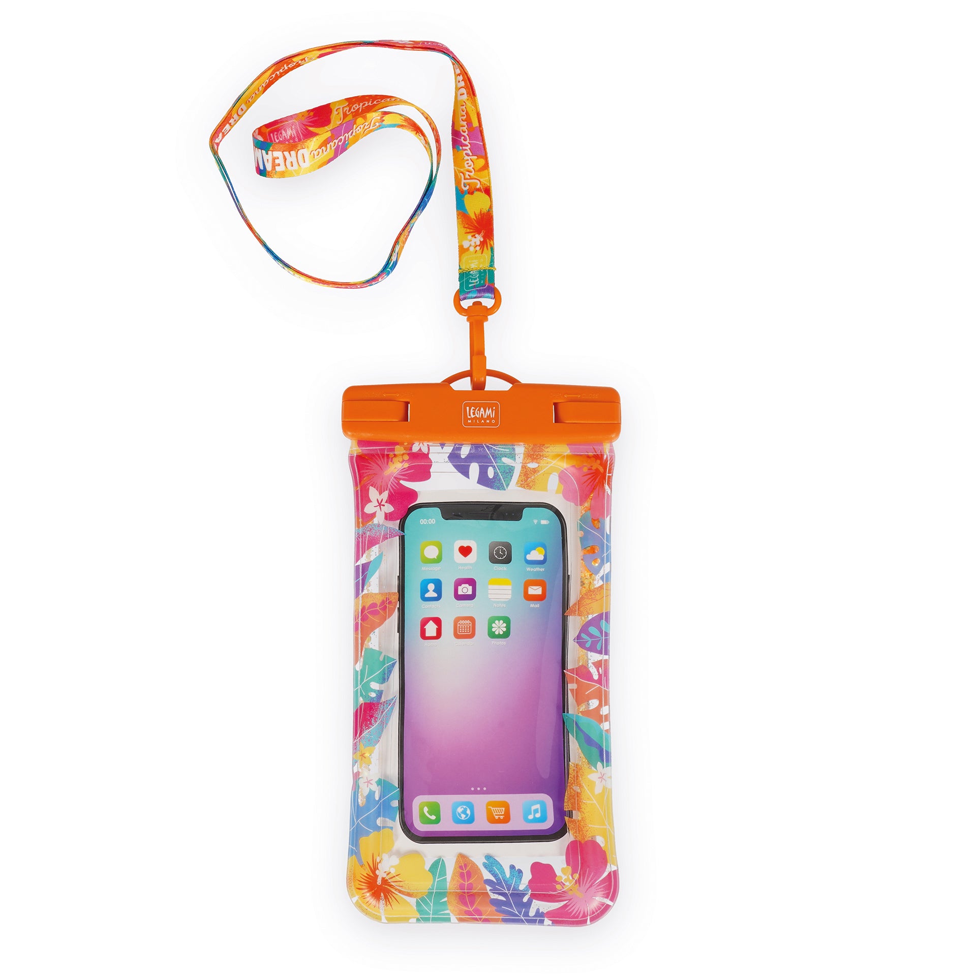 Legami Floating Waterproof Smartphone Pouch - Tropicana Dream