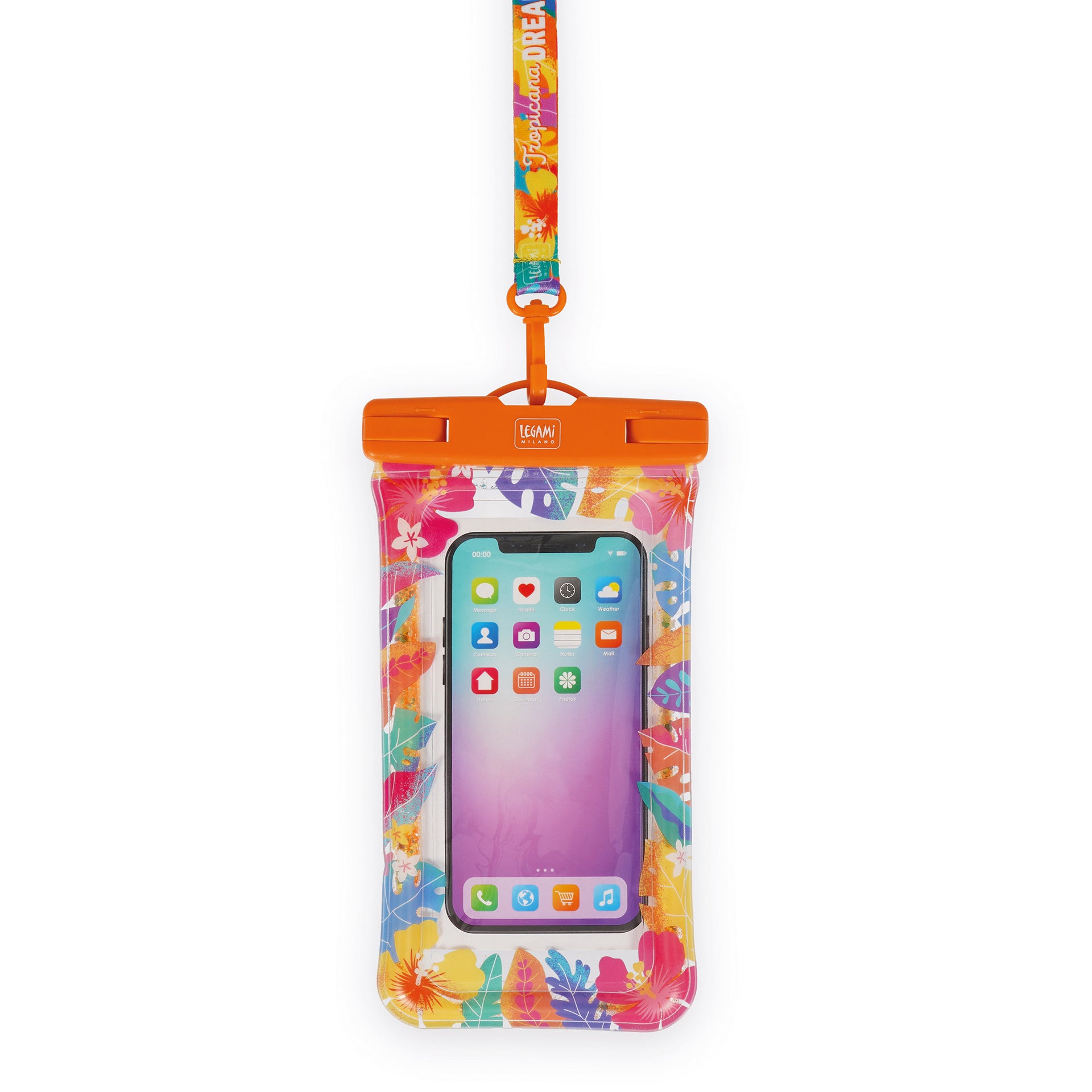Legami Floating Waterproof Smartphone Pouch - Tropicana Dream