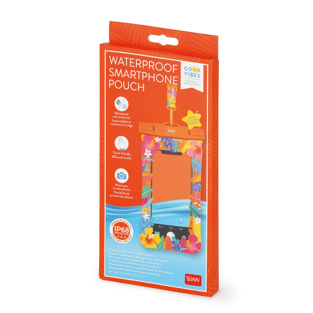 Legami Floating Waterproof Smartphone Pouch - Tropicana Dream