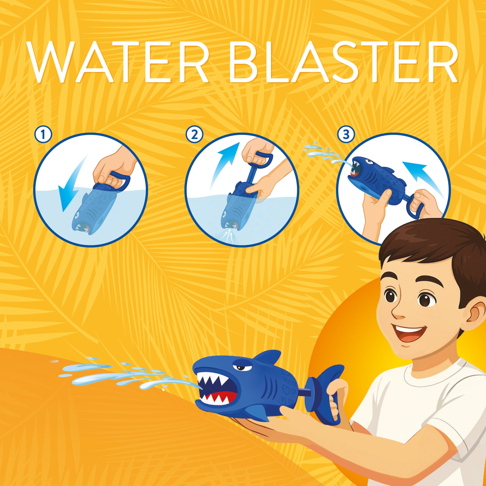 Legami Water Blaster - Shark