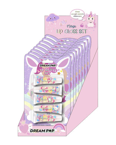 LIP GLOSS SET UNICORNO TRI-COASTAL DREAMPOP ( SOLO UN SET)