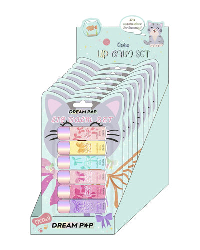 LIP BALM SET GATTO TRI-COASTAL DREAMPOP (SOLO UN SET)